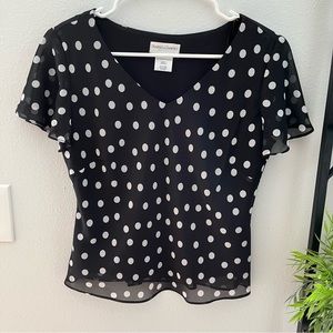Draper’s & Damon’s Petite Blouse Short Sleeve